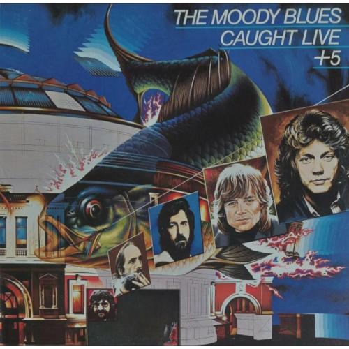 The Moody Blues - Caught Live + 5 - 1977. (2LP). 12. Vinyl. Пластинки. Germany