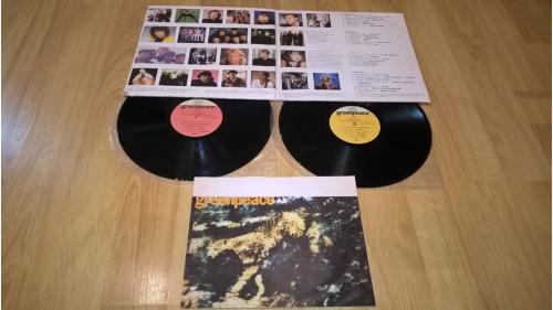 V.A. Rock &amp; Pop Stars (Greenpeace. Breakthrough) 1988. (2LP). 12. Vinyl. Пластинки +Книжка. NM/EX+