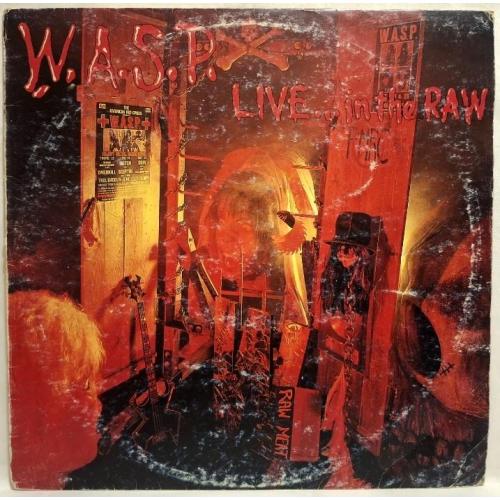 W.A.S.P. - Live... In The Raw - 1987. (LP). 12. Vinyl. Пластинка. Yugoslavia.