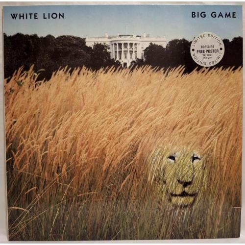 White Lion - Big Game - 1989. (LP). 12. Vinyl. Пластинка. Europe.