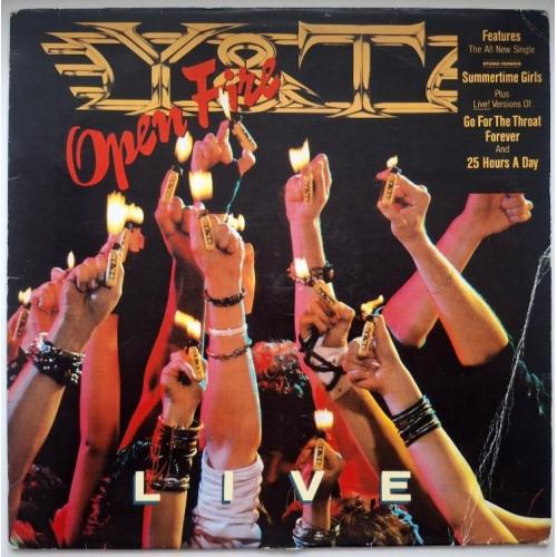 Y &amp; T / Yesterday &amp; Today - Open Fire - 1985. (LP). 12. Vinyl. Пластинка. Yugoslavia
