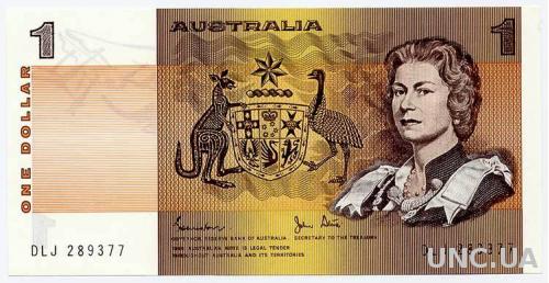 АВСТРАЛИЯ 42d AUSTRALIA 1 DOLLAR ND(1974) Unc
