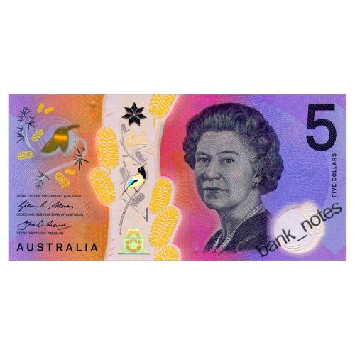 АВСТРАЛИЯ 62a AUSTRALIA STEVENS - JOHN A. FRASER 5 DOLLARS 2016 Unc