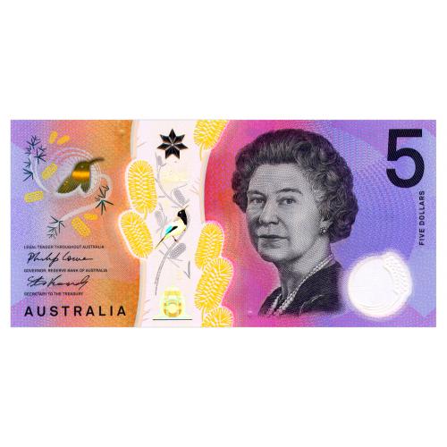 АВСТРАЛИЯ 62 AUSTRALIA PHILIP LOWE-KENNEDY 5 DOLLARS 2021 Unc