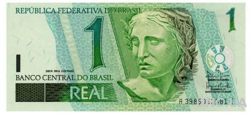 БРАЗИЛИЯ 251a BRAZIL 1 REAL ND(2003) Unc