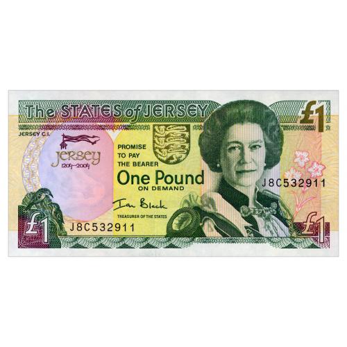 ДЖЕРСИ 31 JERSEY; ЮБИЛЕЙНАЯ; 1 POUND 2004; Unc