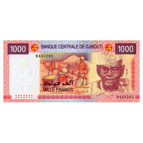 ДЖИБУТИ 42b DJIBOUTI 1000 FRANCS 2005(2021) Unc