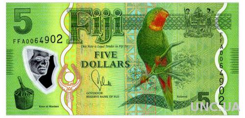 ФИДЖИ 115 FIJI 5 DOLLARS ND(2013) Unc