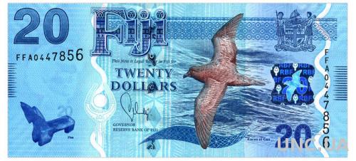 ФИДЖИ 117 FIJI 20 DOLLARS ND(2013) Unc