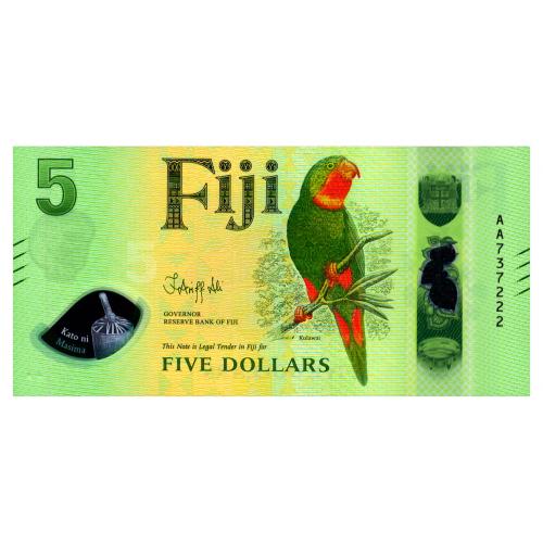 ФИДЖИ W125 FIJI 5 DOLLARS ND(2026) Unc
