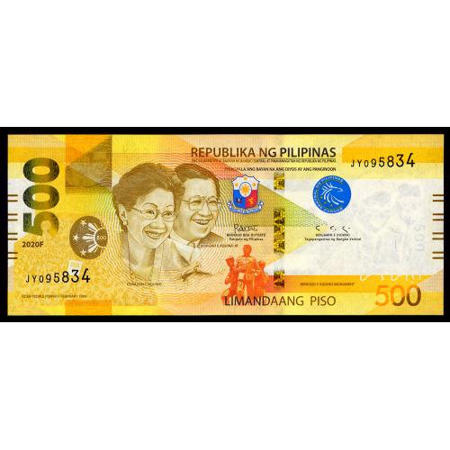 ФИЛИППИНЫ W227 PHILIPPINES 500 PISO 2020F XF