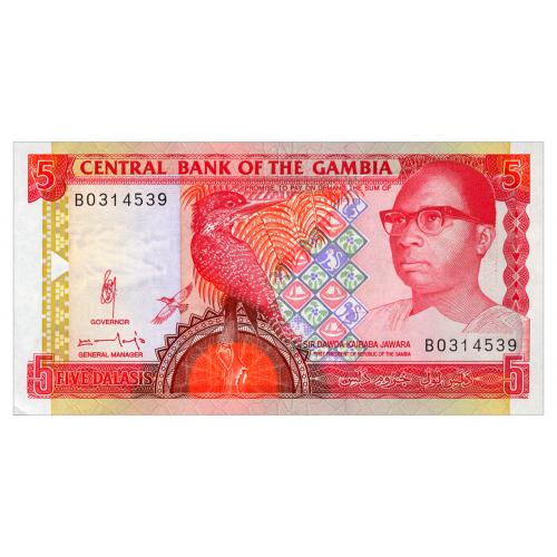 ГАМБИЯ 12b GAMBIA 5 DALASIS ND(1991-95) Unc