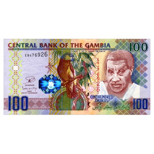 ГАМБИЯ 29c GAMBIA 100 DALASIS ND(2018) Unc