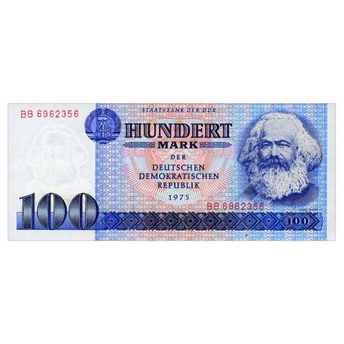 ГЕРМАНИЯ 31 GERMANY DEMOCRATIC REPUBLIC 100 MARK 1975 Unc