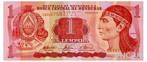 ГОНДУРАС 84c HONDURAS 1 LEMPIRA 2003 Unc