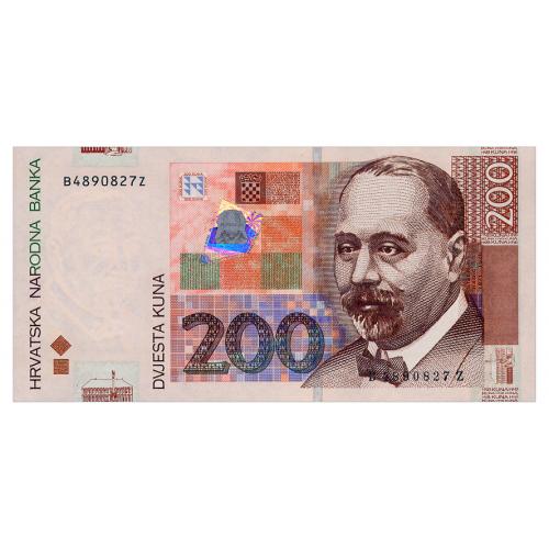 ХОРВАТИЯ 42a CROATIA 200 KUNA 2002 Unc