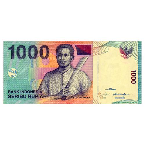 ИНДОНЕЗИЯ 141j INDONESIA 1000 RUPIAH 2000/2009 Unc