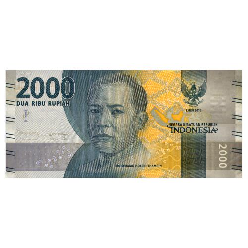 ИНДОНЕЗИЯ 155 INDONESIA 2000 RUPIAH 2020 Unc