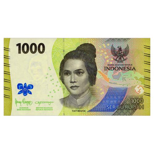 ИНДОНЕЗИЯ W162 INDONESIA 1000 RUPIAH 2022 Unc