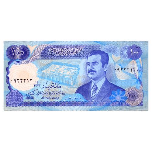 ИРАК 84 IRAQ 100 DINARS 1994 Unc