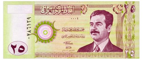 ИРАК 86 IRAQ 25 DINARS 2001 Unc
