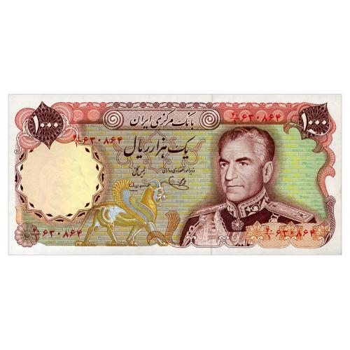 ИРАН 105c IRAN 1000 RIALS ND(1974-79) Unc