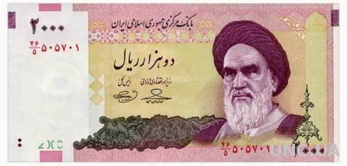 ИРАН 144d IRAN 2000 RIALS ND(2005-13) Unc