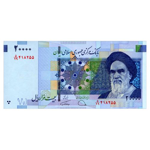 ИРАН 153d IRAN ABDOLNASER HEMMATI-FARHAD DEJPASAND 20000 RIALS ND(2014-18) Unc
