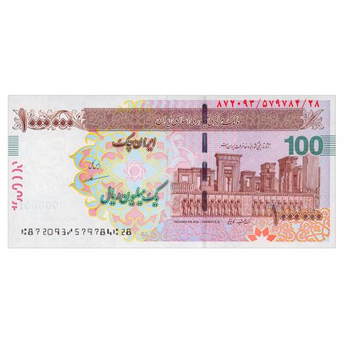 ИРАН W154A IRAN; TAHMASEB MAZAHERI; 1000000 RIALS ND(2023); Unc