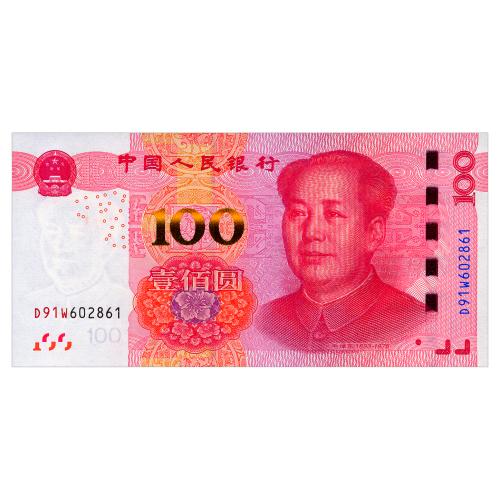 КИТАЙ 909(3) CHINA 100 YUAN 2015 Unc
