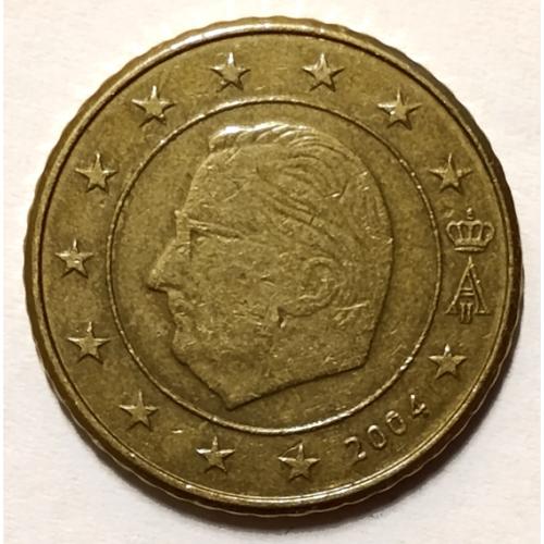 М1 БЕЛЬГИЯ 50 EURO CENTS 2004; KM# 229