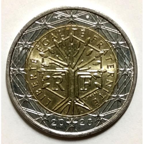 М1 ФРАНЦИЯ 2 EURO 2020; KM# 1414