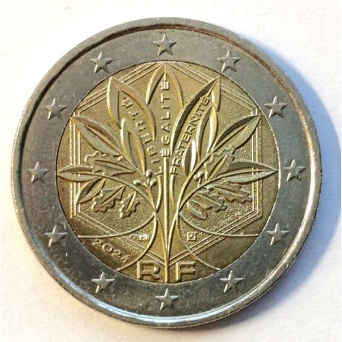 М1 ФРАНЦИЯ 2 EURO 2024 UC1 Unc
