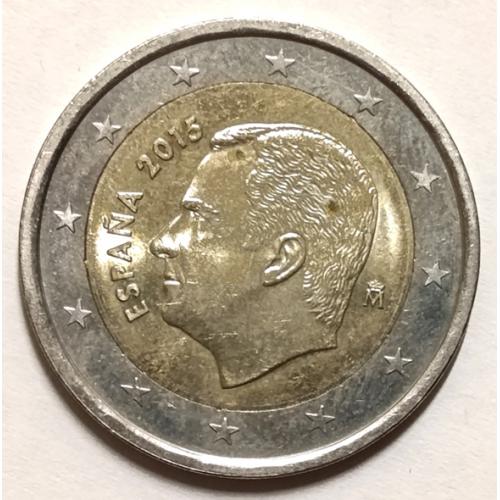 М1 ИСПАНИЯ 2 EURO 2015; ФИЛИПП VI; KM# 1328