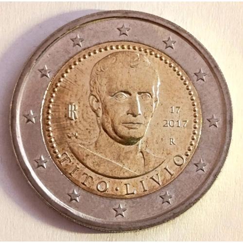 М1 ИТАЛИЯ 2 EURO 2017; 2000 ЛЕТ СО ДНЯ СМЕРТИ ТИТА ЛИВИЯ; KM# 412