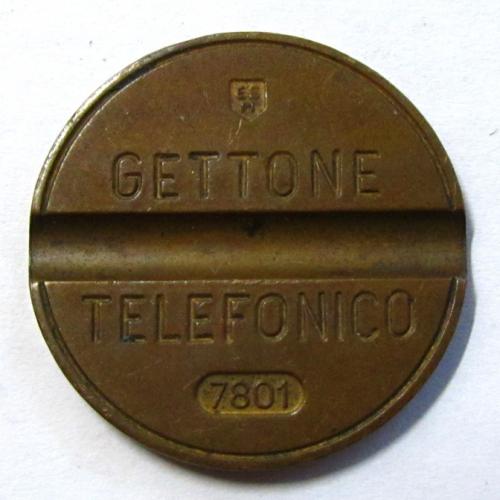 М1 ИТАЛИЯ GETTONE TELEFONICO 7801