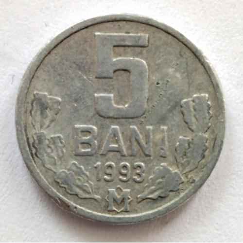 М1 МОЛДОВА 5 BANI 1993 (2)