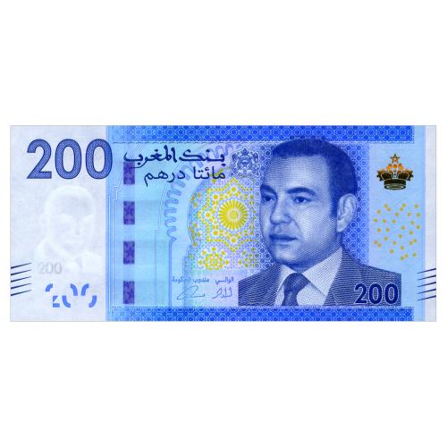 МАРОККО 77 MOROCCO 200 DIRHAMS 2013 Unc