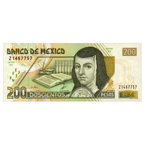 МЕКСИКА 119a(4) MEXICO BZ 200 PESOS 2000 Unc