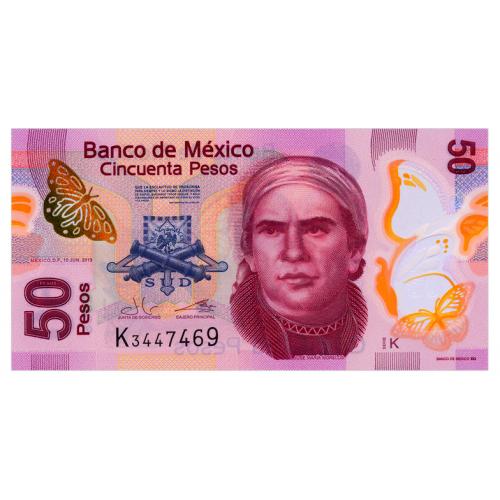 МЕКСИКА 123Ak MEXICO SERIES K 50 PESOS 2013 Unc