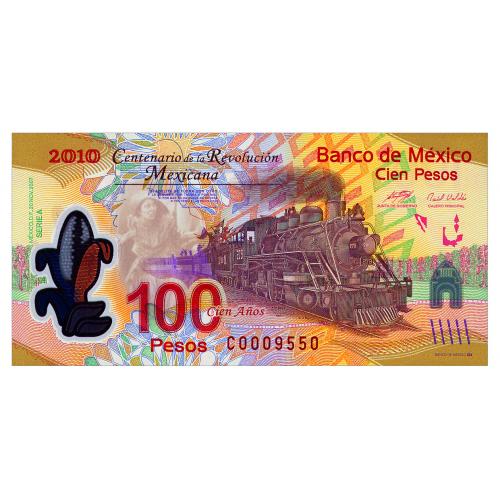 МЕКСИКА 128c MEXICO 100 PESOS 2007 Unc