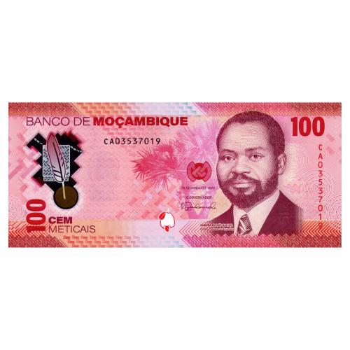 МОЗАМБИК W157 MOZAMBIQUE 100 METICAIS 2024 Unc