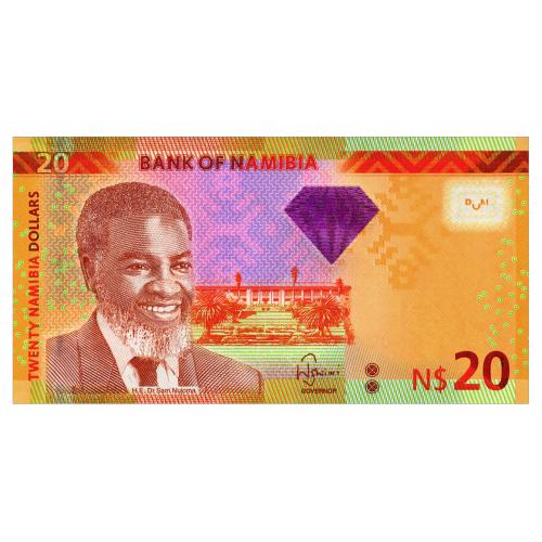НАМИБИЯ 12b NAMIBIA 20 DOLLARS 2013 Unc