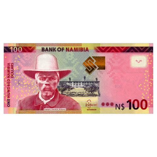 НАМИБИЯ 14 NAMIBIA 100 DOLLARS 2018 Unc