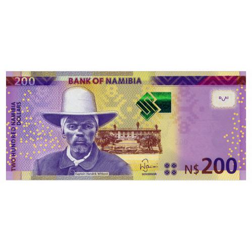 НАМИБИЯ 15 NAMIBIA 200 DOLLARS 2018 Unc