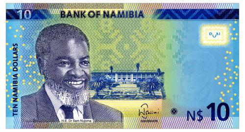 НАМИБИЯ 16a NAMIBIA 10 DOLLARS 2015 Unc
