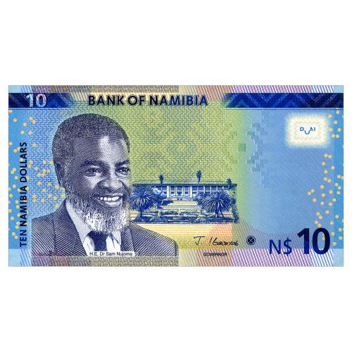 НАМИБИЯ 16a NAMIBIA 10 DOLLARS 2015 Unc
