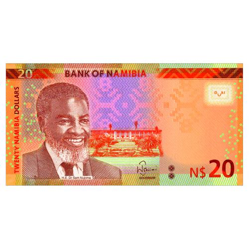 НАМИБИЯ 17a NAMIBIA 20 DOLLARS 2015 Unc