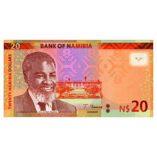 НАМИБИЯ 17 NAMIBIA 20 DOLLARS 2022 Unc