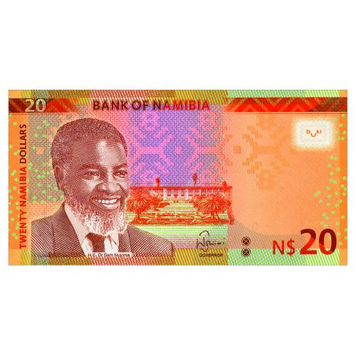 НАМИБИЯ 17b NAMIBIA 20 DOLLARS 2018 Unc